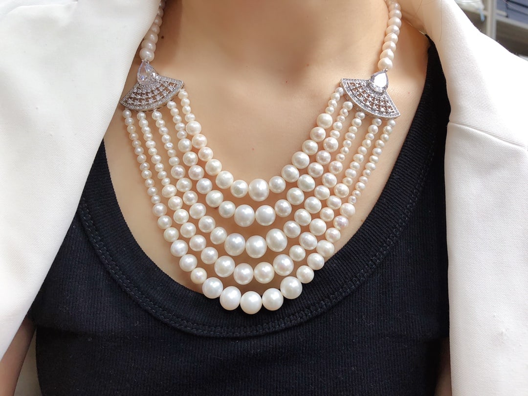 Natural Pearl Necklace (1 of 9)