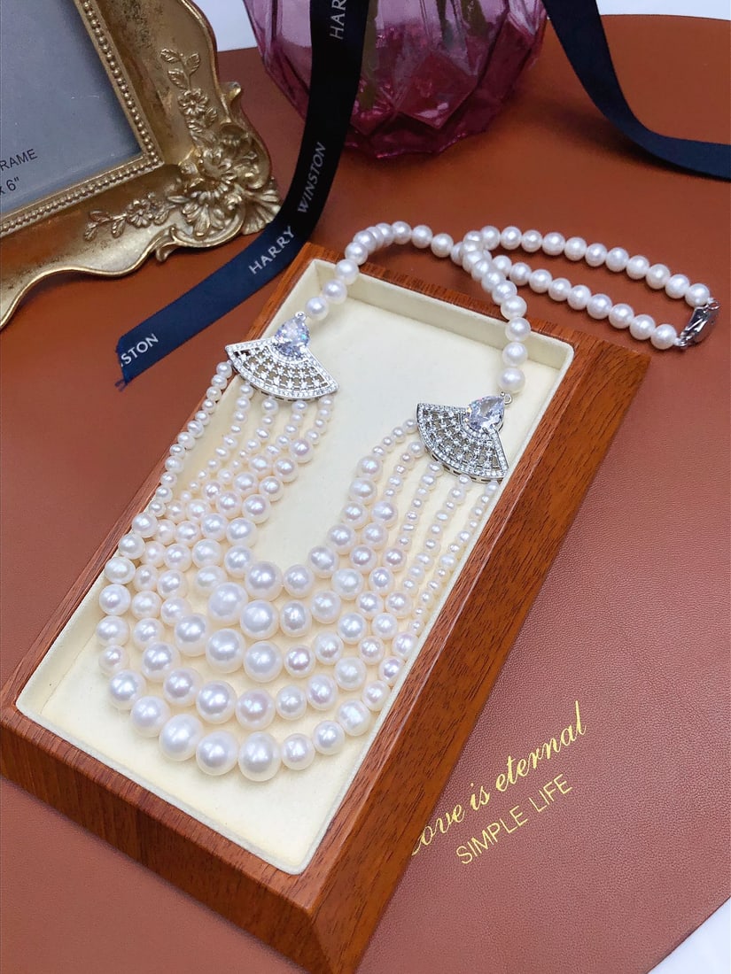 Natural Pearl Necklace - 3