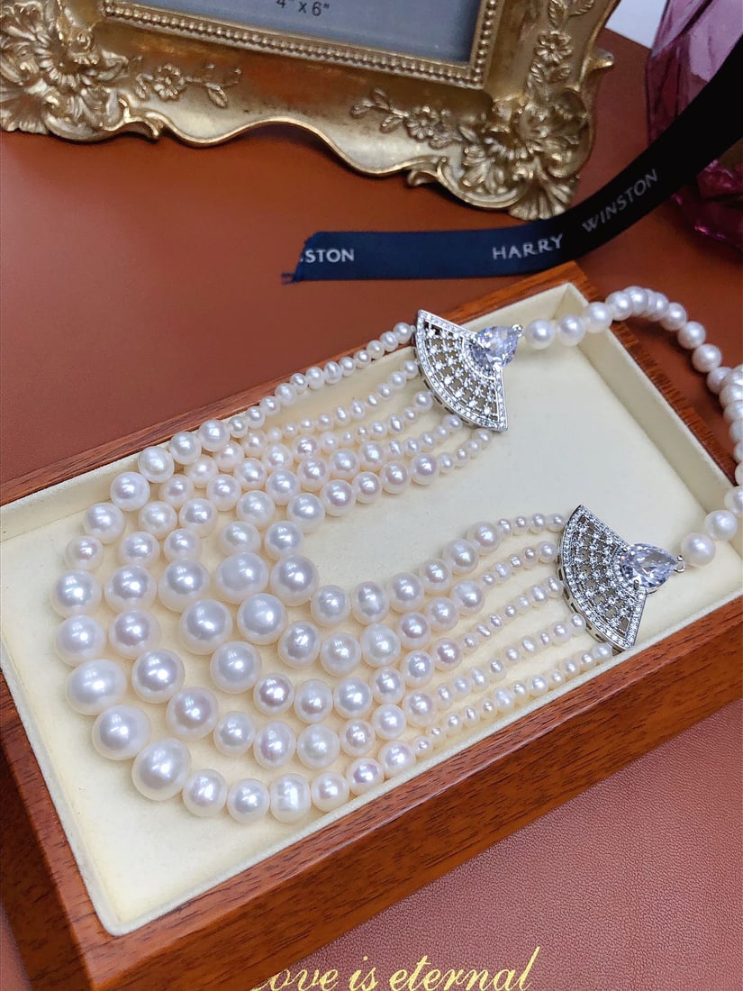 Natural Pearl Necklace - 6