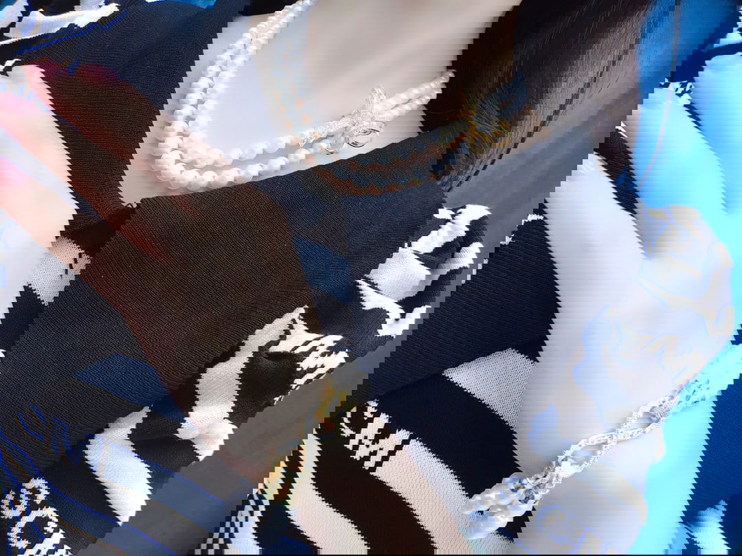 Freshwater Pearl Necklace and Bracelet Set - 3