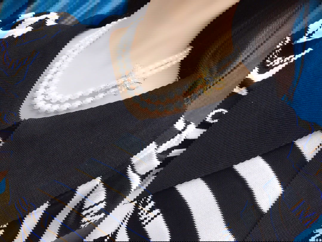 Freshwater Pearl Necklace and Bracelet Set - 7