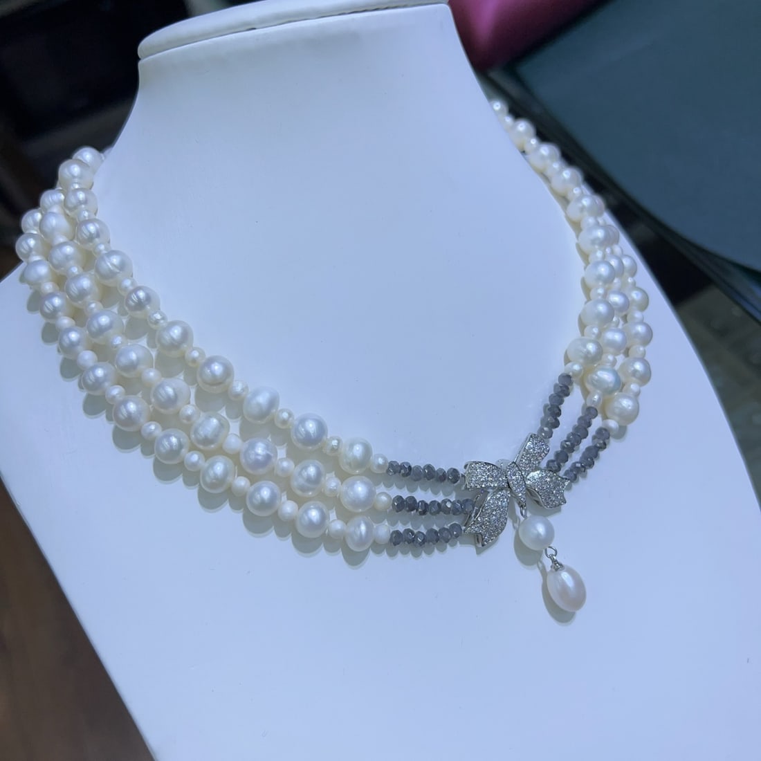 Natural Pearl Necklace - 2