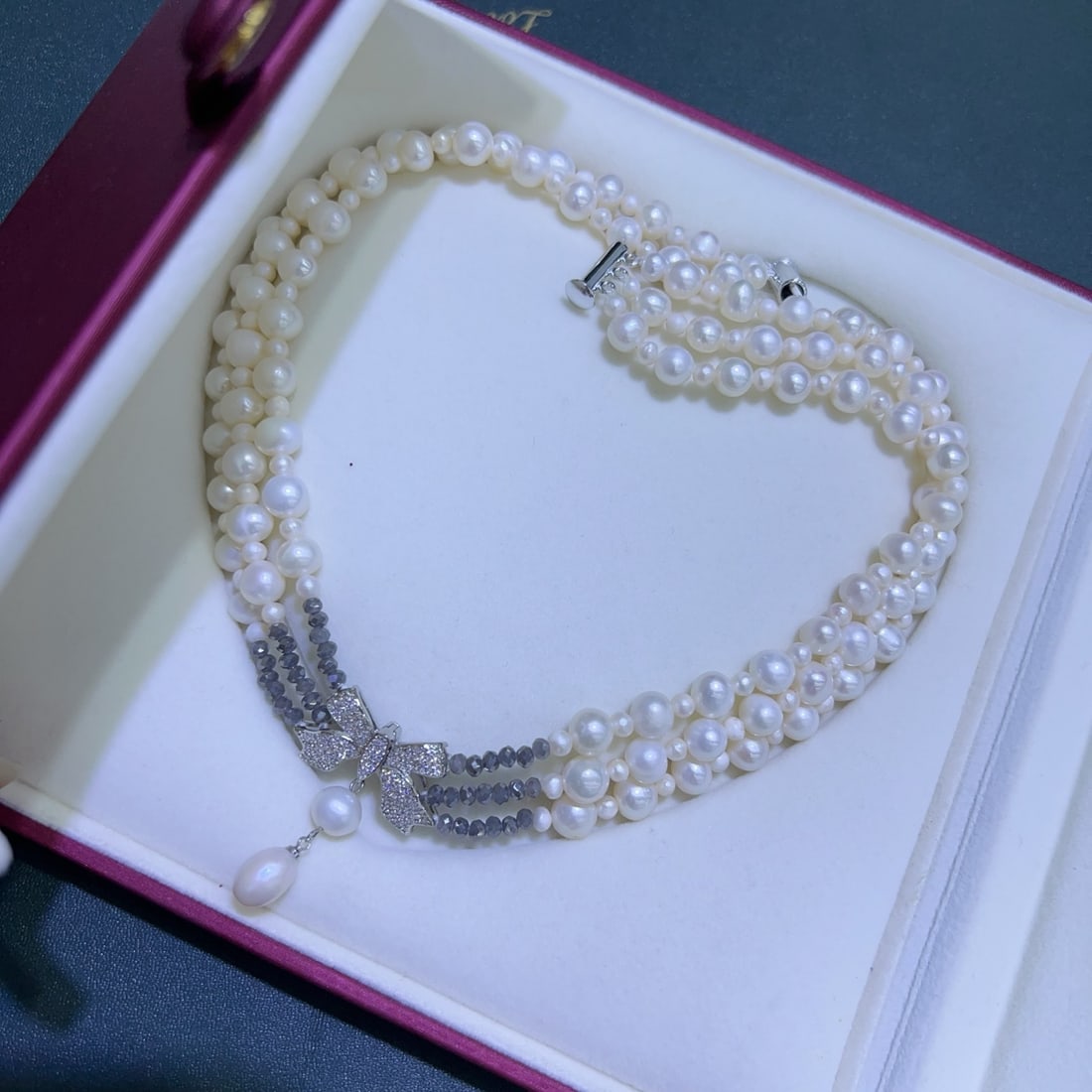 Natural Pearl Necklace - 4