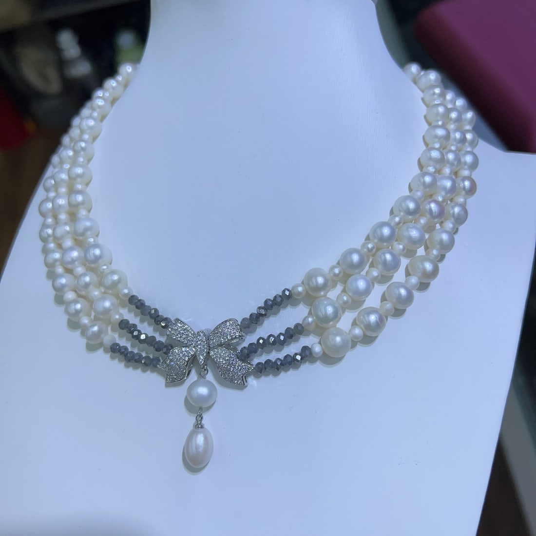 Natural Pearl Necklace - 5
