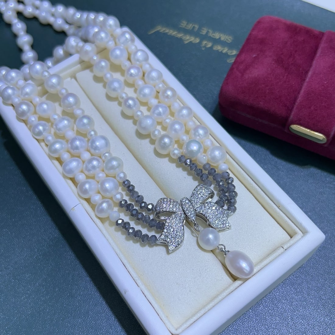 Natural Pearl Necklace - 6