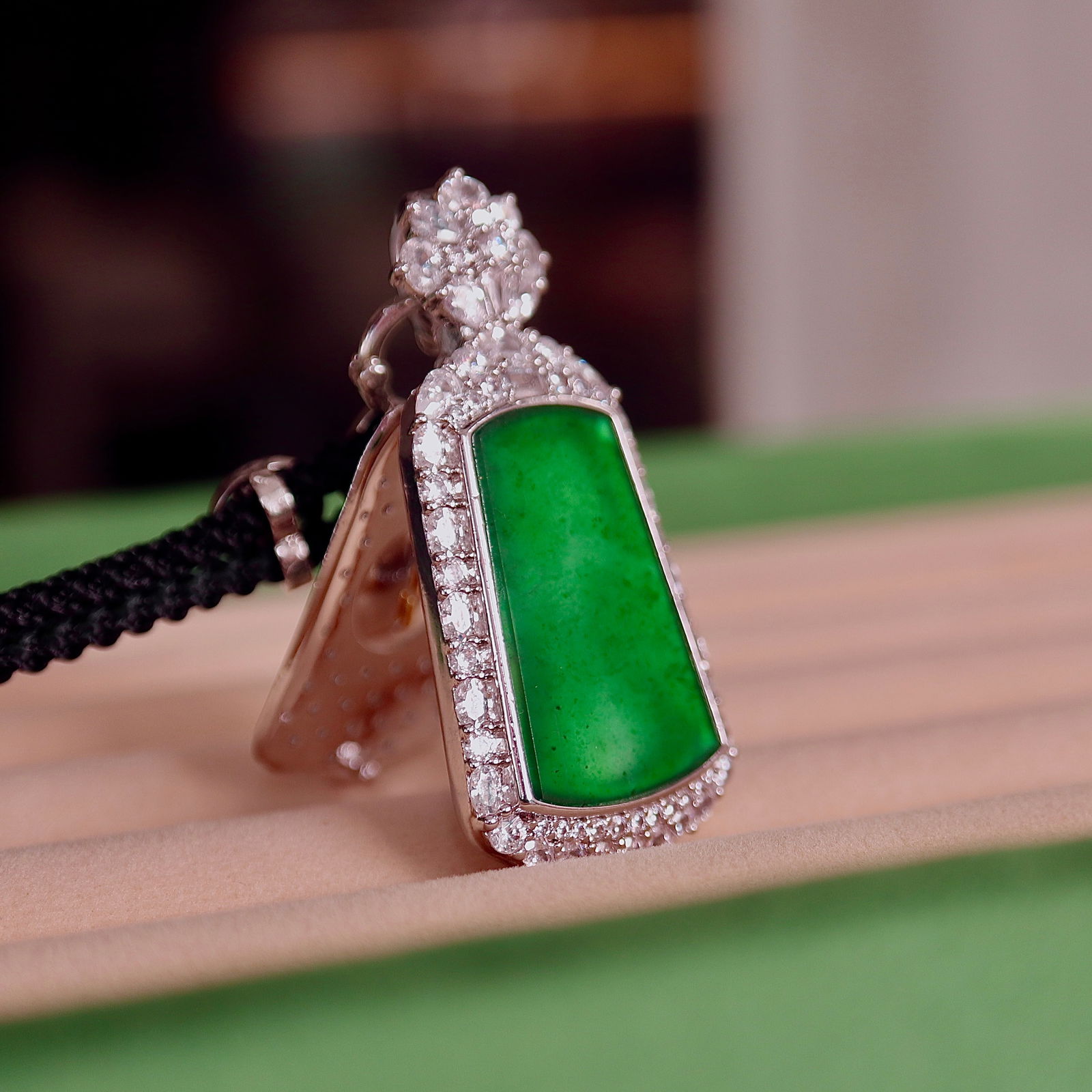 Natural Jadeite Pendant - 3