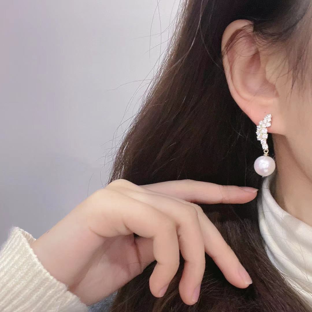 925 Sterling Silver Pearl Earrings - 2