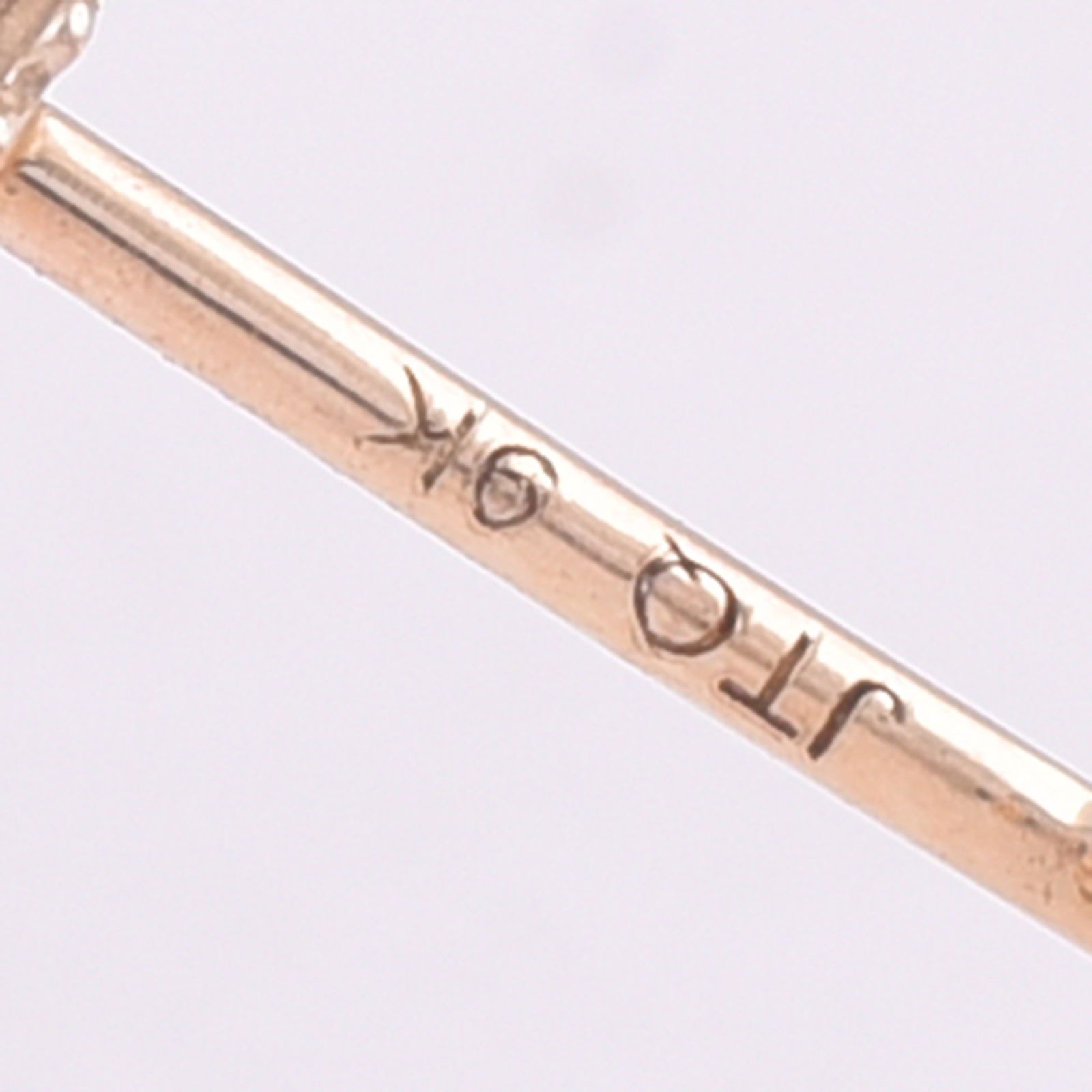 5.42 Ct Cushion Tourmaline 9K Gold Earrings - 5