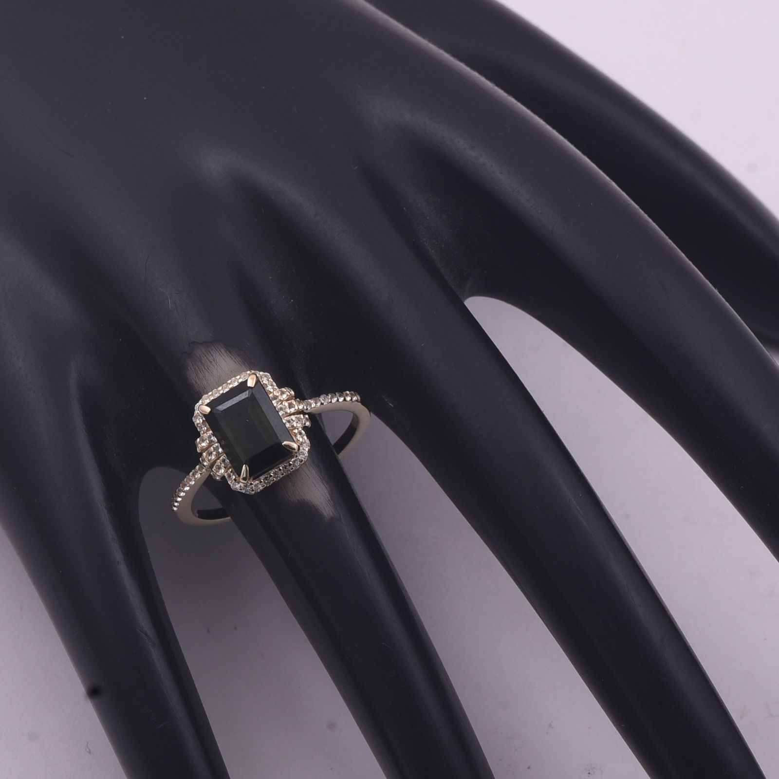 1.71 Ct Octagon Tourmaline 9K Gold Ring - 2