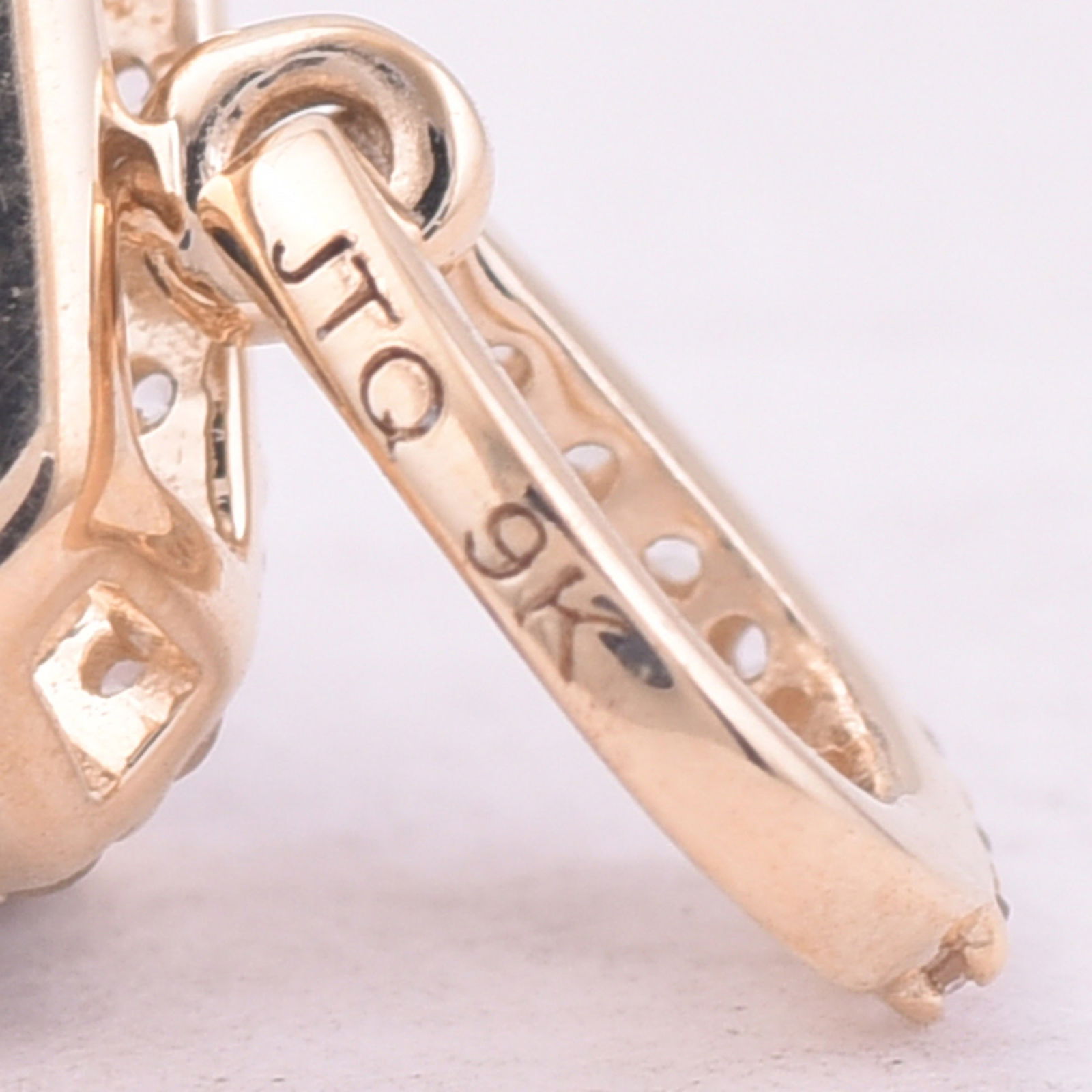 2.07 Ct Octagon Tourmaline 9K Gold Pendant - 5