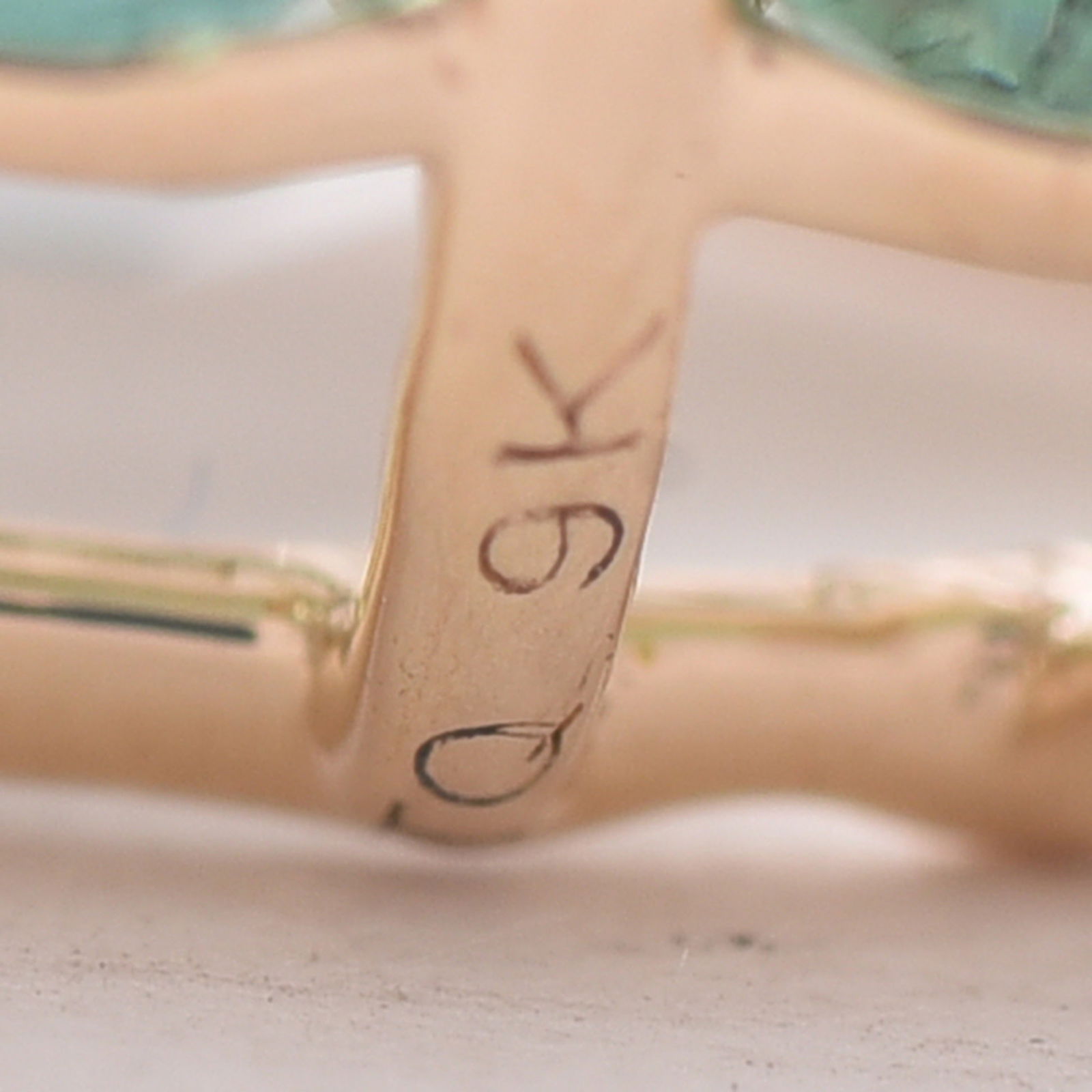 5.10 Ct Pear Aquamarine 9K Gold Pendant - 5