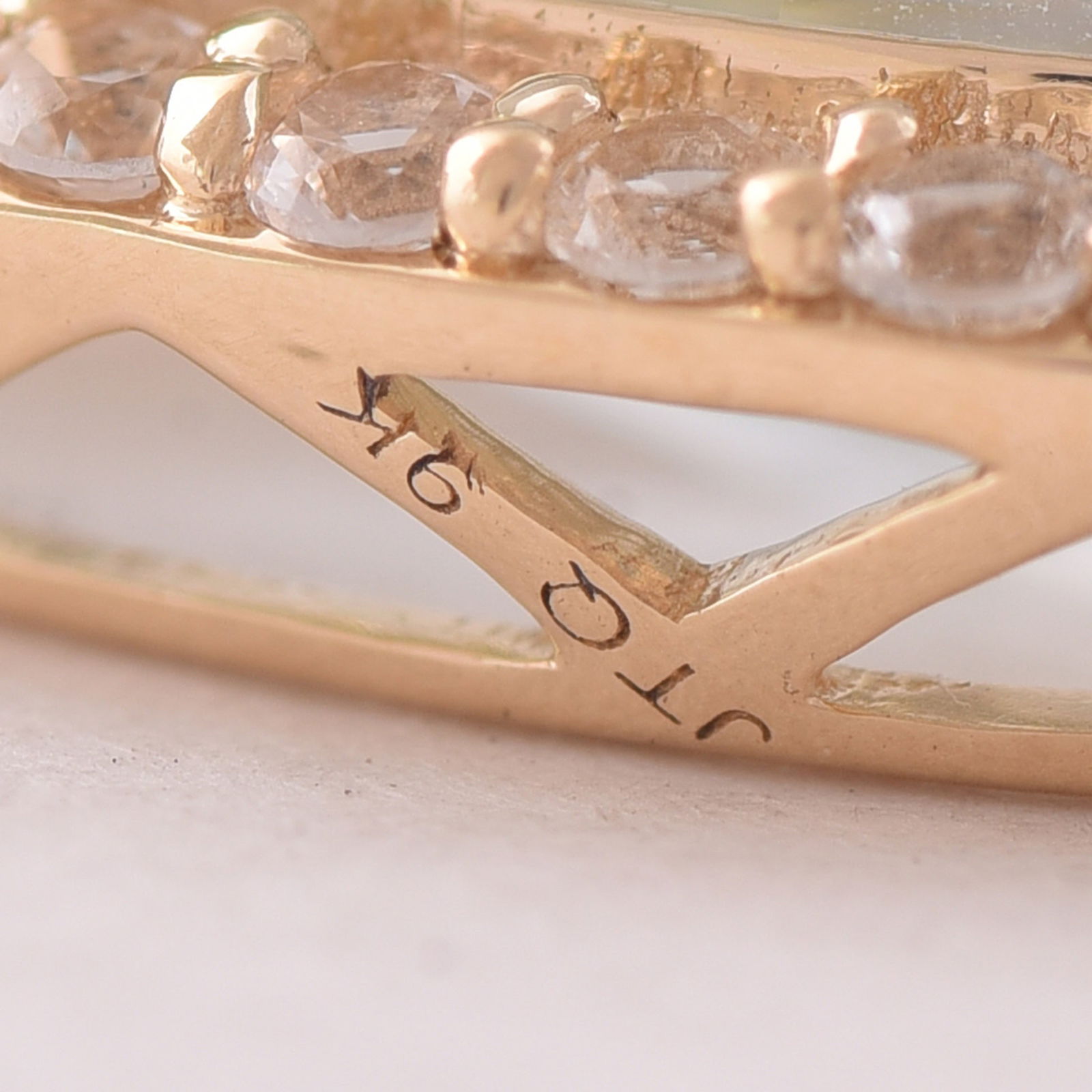 5.20 Ct Pear Aquamarine 9K Gold Pendant - 5