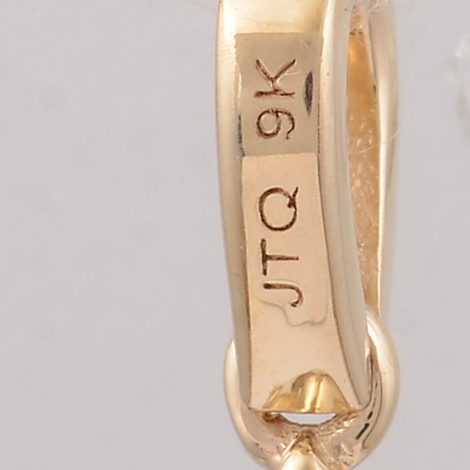 3.74 Ct Pear Aquamarine 9K Gold Pendant - 5