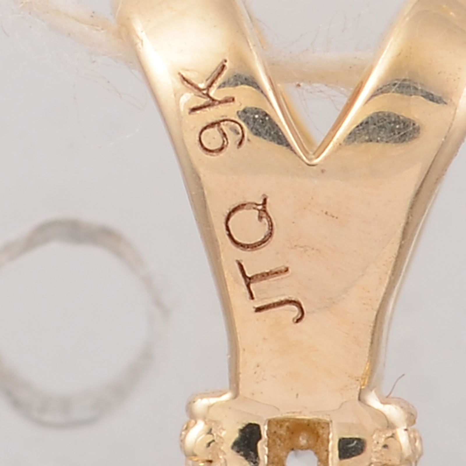 4.25 Ct Octagon Blue Topaz 9K Gold Pendant - 5