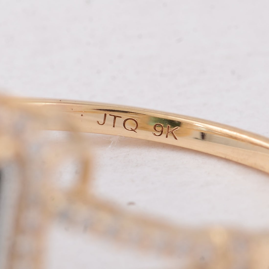 2.91 Ct Octagon Tourmaline 9K Gold Ring - 5