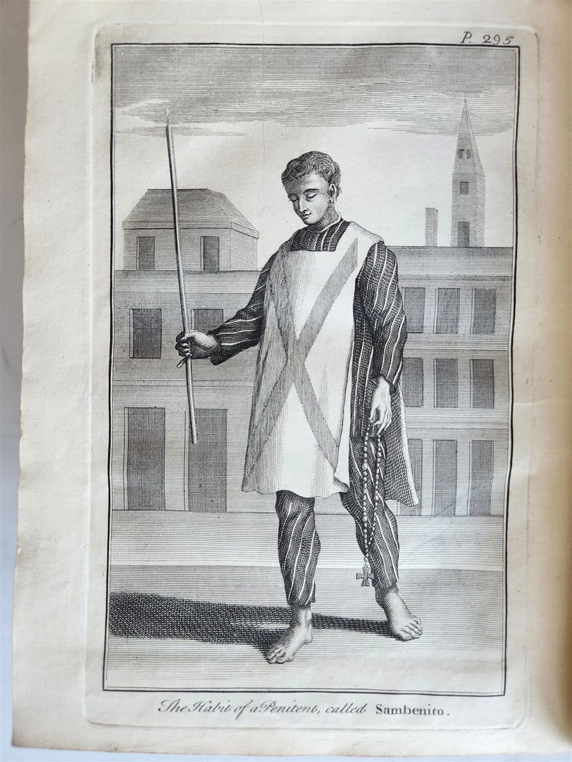 1731 HISTORY of INQUISITION in ENGLISH by Limborch antique ILLUSTRATED - 11