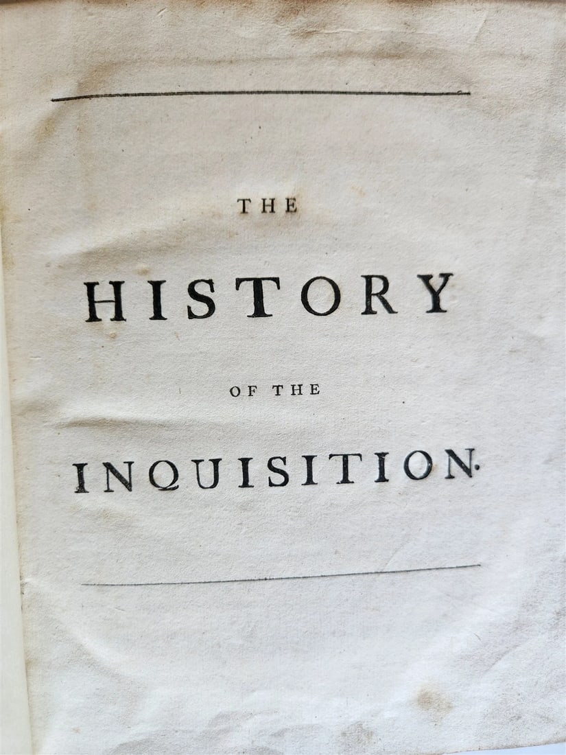 1731 HISTORY of INQUISITION in ENGLISH by Limborch antique ILLUSTRATED - 18