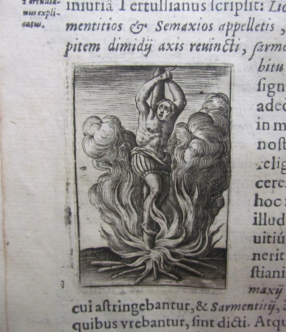 1602 DE CRUCE LIBRI TRES by Justus LIPSIUS antique ILLUSTRATED w/ 19 WOODCUTS - 11