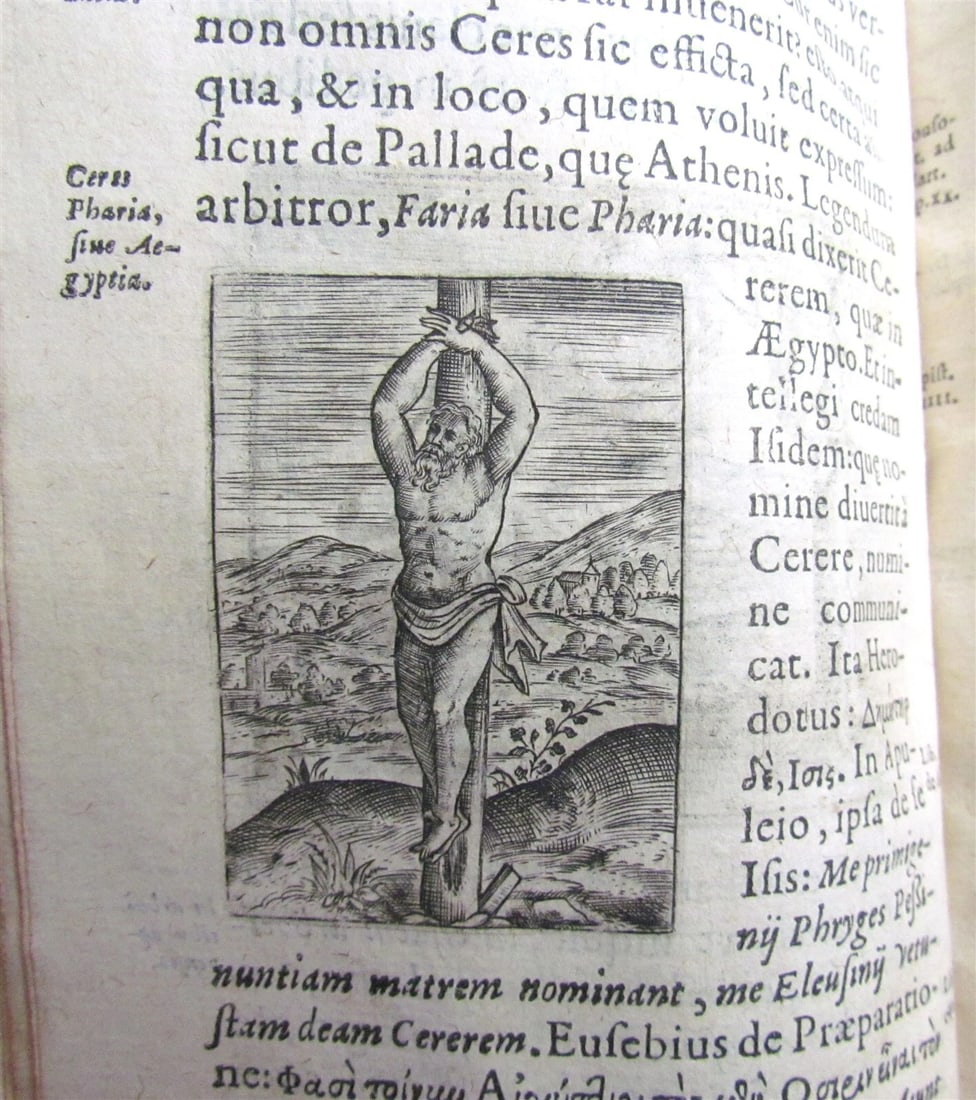 1602 DE CRUCE LIBRI TRES by Justus LIPSIUS antique ILLUSTRATED w/ 19 WOODCUTS - 6