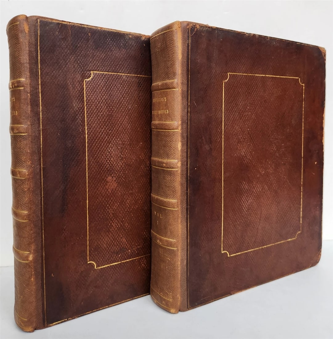 1794 HISTORY of BRITISH COLONIES in WEST INDIES ILUSTRATED antique 2 VOLS - 2