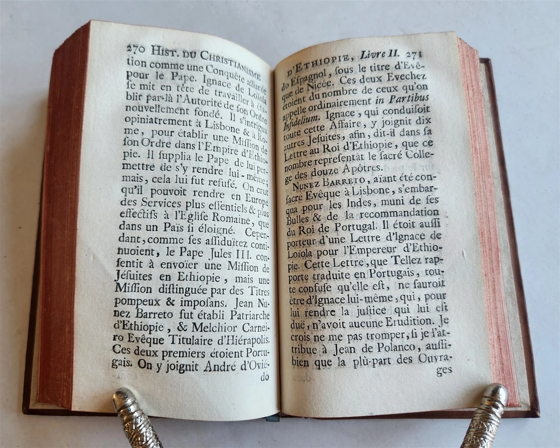 1739 HISTORY of CHRISTIANIY in ETHIOPIA & ARMENIA antique in FRENCH - 5
