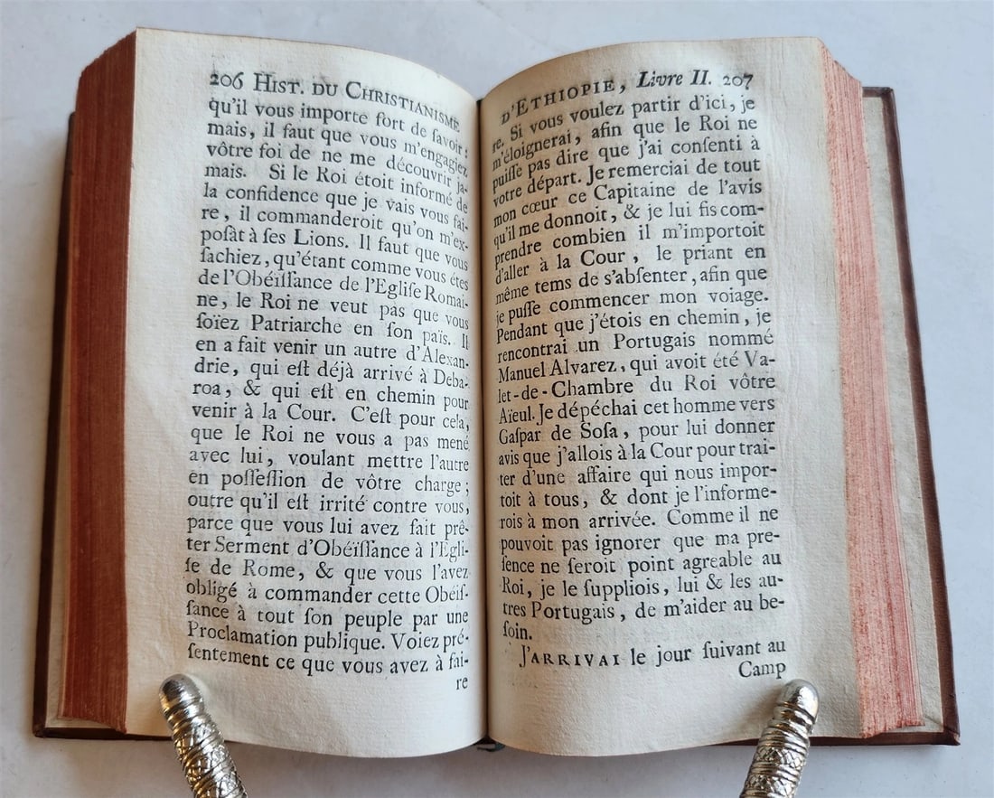 1739 HISTORY of CHRISTIANIY in ETHIOPIA & ARMENIA antique in FRENCH - 7