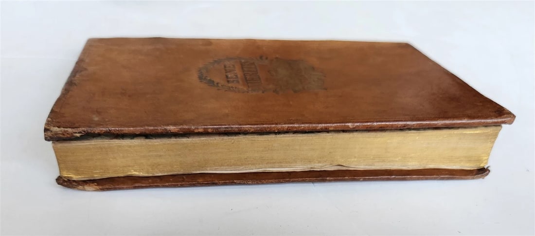 1791 HORACE Epistle to the Pisones in GERMAN antique ARMORIAL BINDING - 2