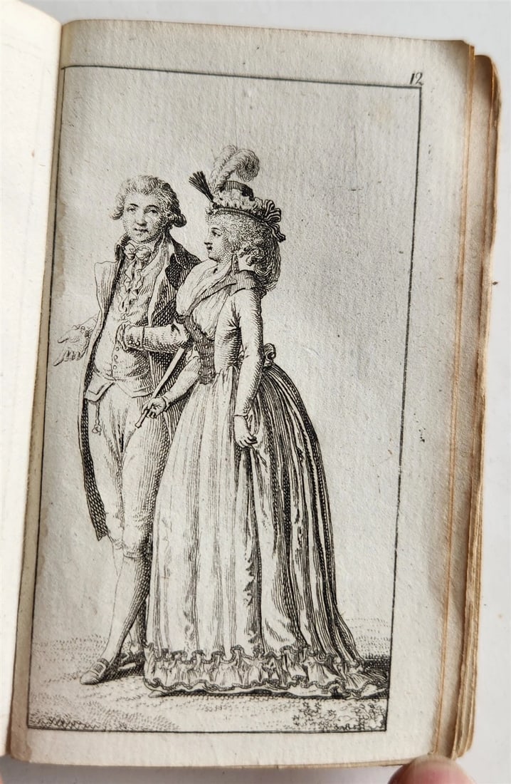 1794 ALMANAC de GOTTINQUE ILLUSTRATED ANTIQUE in French - 10