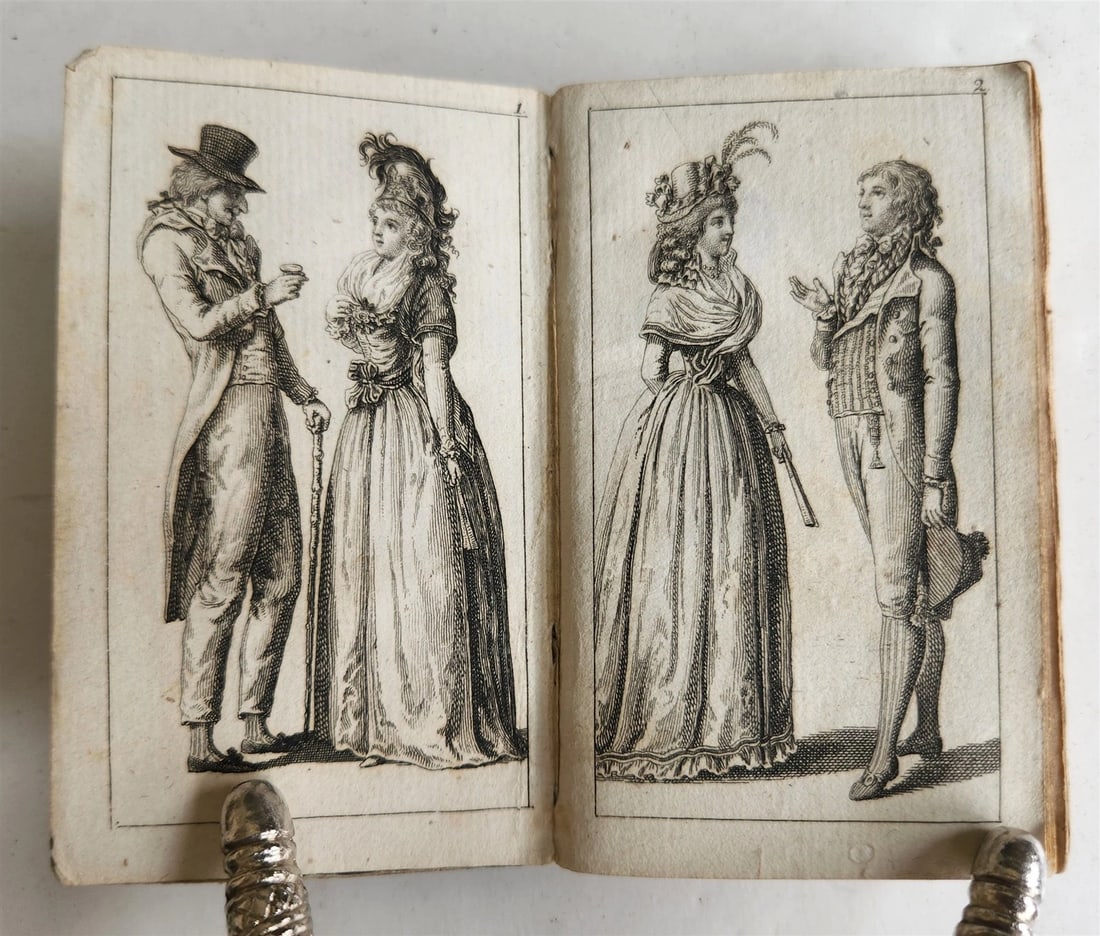 1794 ALMANAC de GOTTINQUE ILLUSTRATED ANTIQUE in French - 5