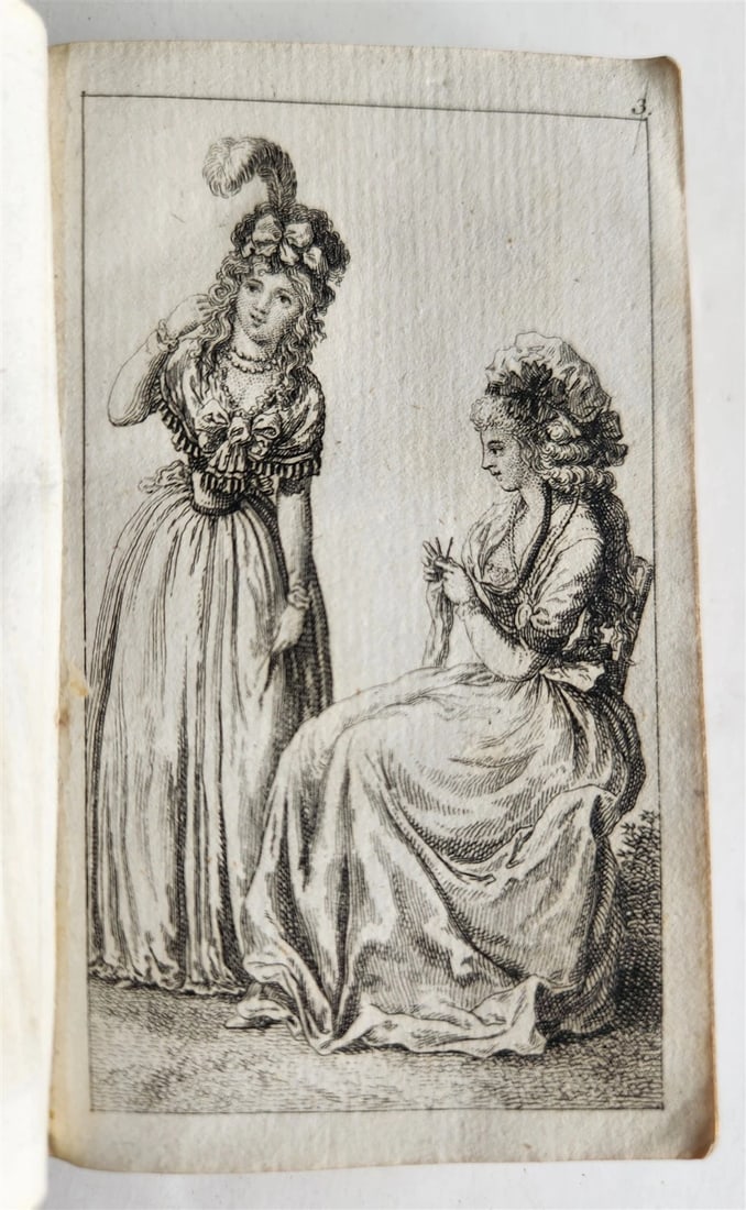 1794 ALMANAC de GOTTINQUE ILLUSTRATED ANTIQUE in French - 6