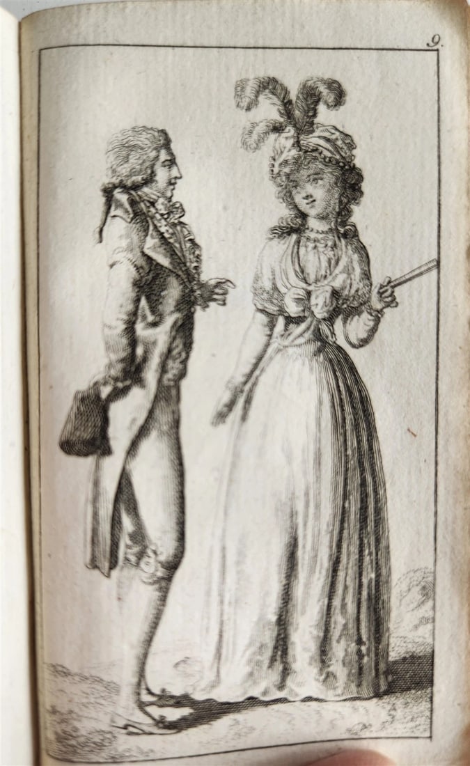 1794 ALMANAC de GOTTINQUE ILLUSTRATED ANTIQUE in French - 8