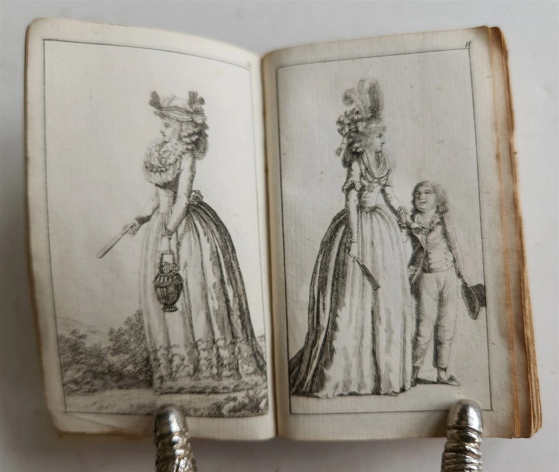 1794 ALMANAC de GOTTINQUE ILLUSTRATED ANTIQUE in French - 9