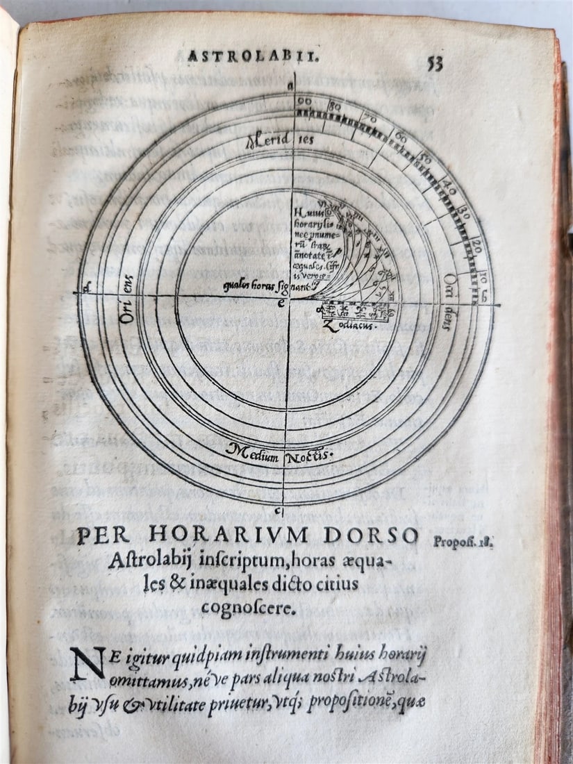 1553 ASTRONOMY Elucidatio Fabricae Ususque Astrolabii by J. STOEFFLER antique - 19