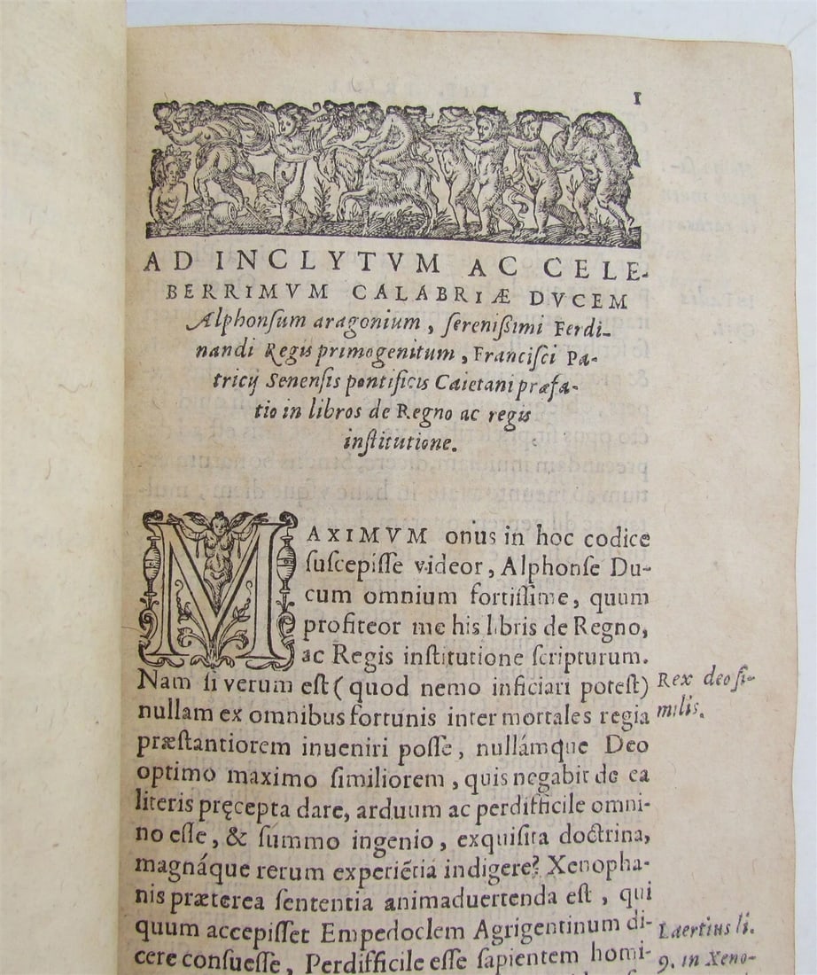 1567 De Regno et Regis Institvtione antique by Franciscus Patricius PHILPSOPHY - 6