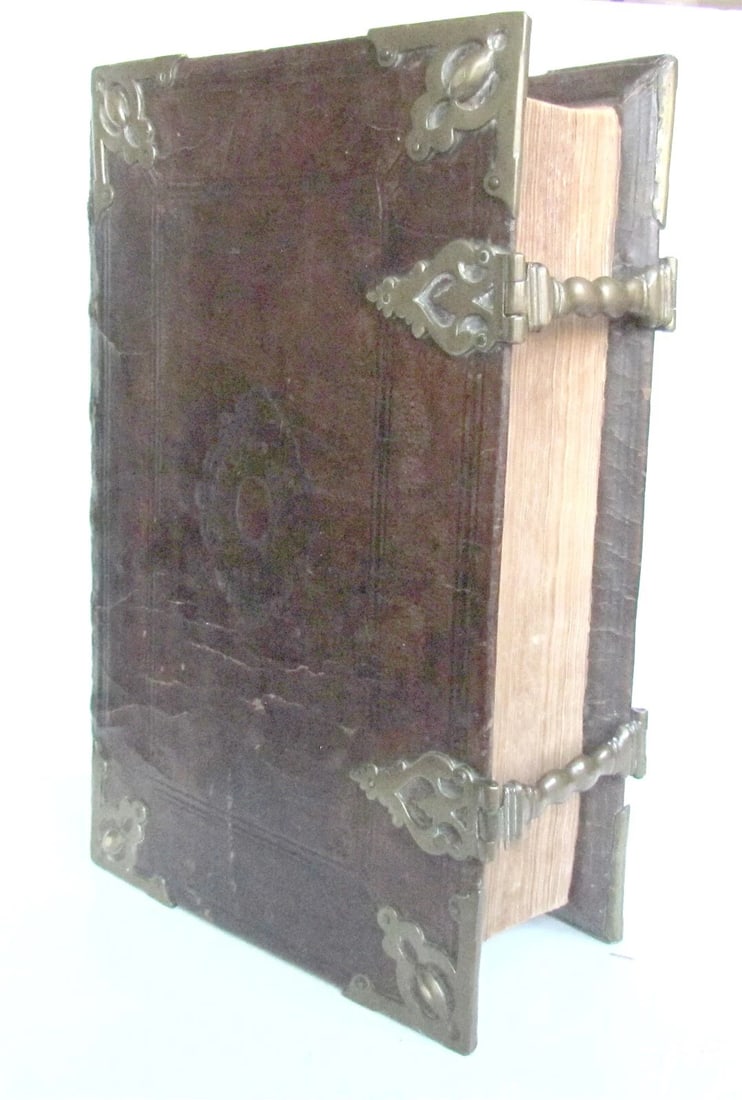 1738 BIBLE in DUTCH ILLUSTRATED w/ MAPS antique MASSIVE FOLIO BIBLIA - 4