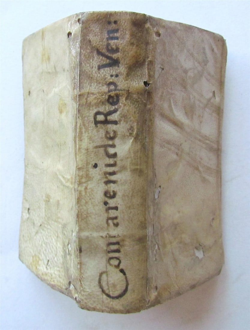 1628 VENICE REPUBLIC ELZEVIR PRESS De Republica Venetorum antique VELLUM BINDING - 3