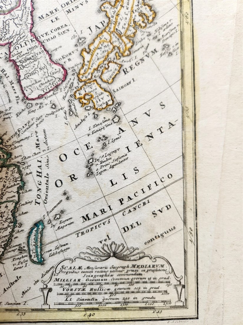 1739 RUSSIAN EMPIRE antique MAP IMPERII RUSSICI et TATARIAE UNIVERSAE Russia - 5