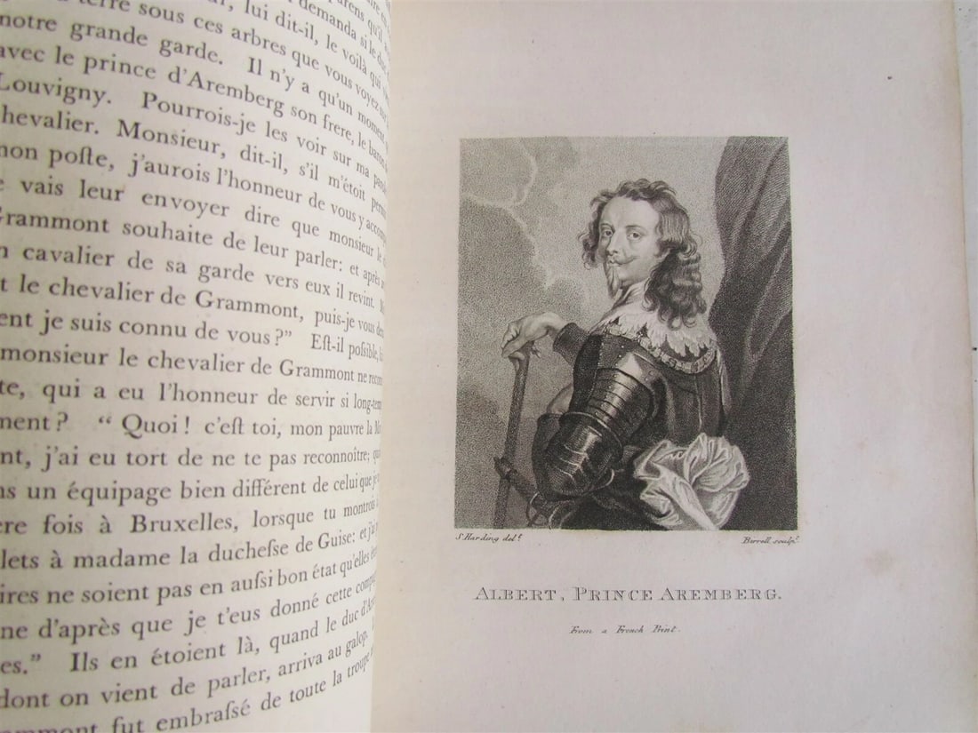 MEMOIRES du COMTE DE GRAMMONT 18th century antique Antoine Hamilton ILLUSTRATED - 7