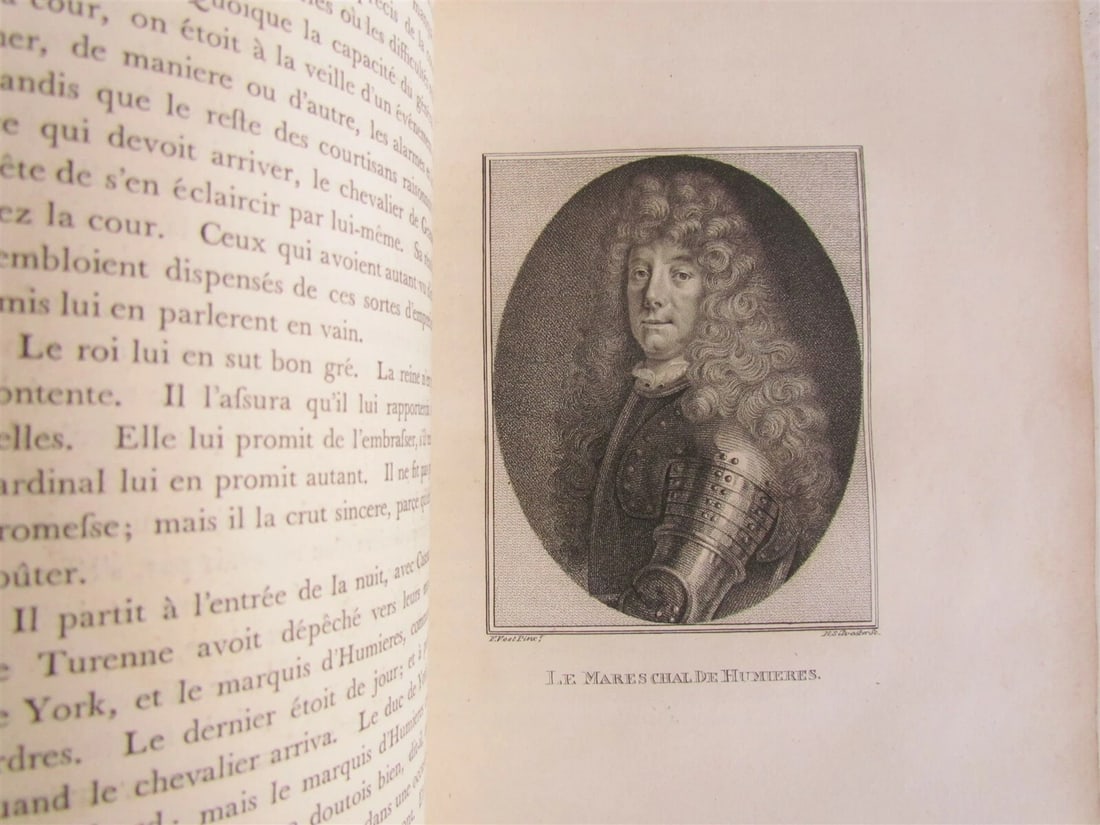 MEMOIRES du COMTE DE GRAMMONT 18th century antique Antoine Hamilton ILLUSTRATED - 8