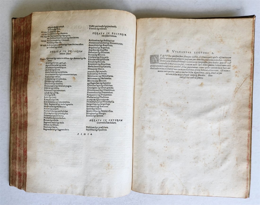 1577 ENCYCLOPEDIA of SCIENCE by ISIDORE von SEVILLA antique VELLUM BOUND FOLIO - 6