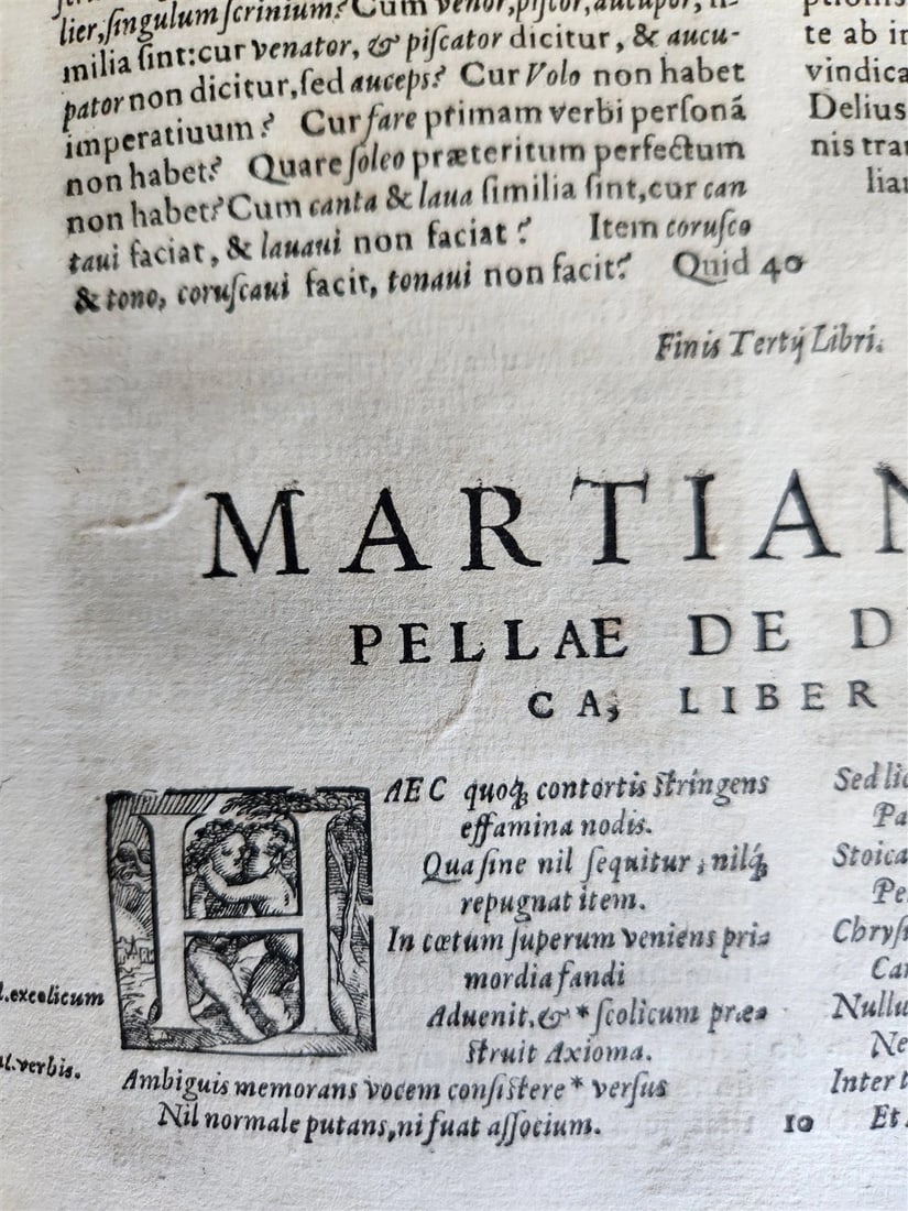 1577 ENCYCLOPEDIA of SCIENCE by ISIDORE von SEVILLA antique VELLUM BOUND FOLIO - 9