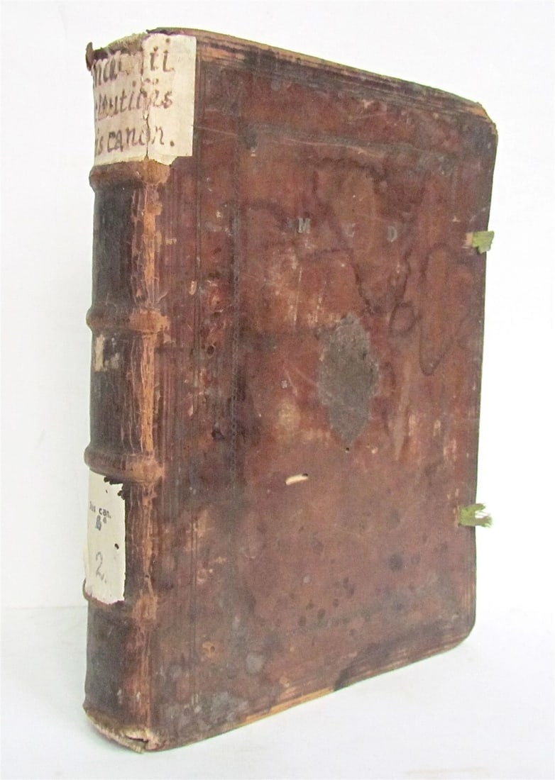 1584 LAW BOOK antique Institutiones iuris canonici IO. PAULO LANCELOTTO PERUSINO (1 of 10)