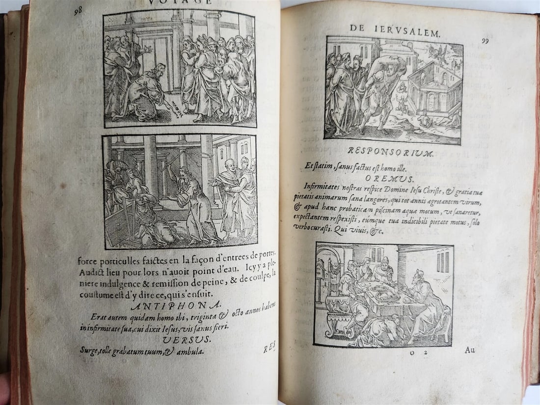 1573 VOYAGE to JERUSALEM & HOLY LAND PLACES antique FULLY ILLUSTRATED w/ MAPS - 16