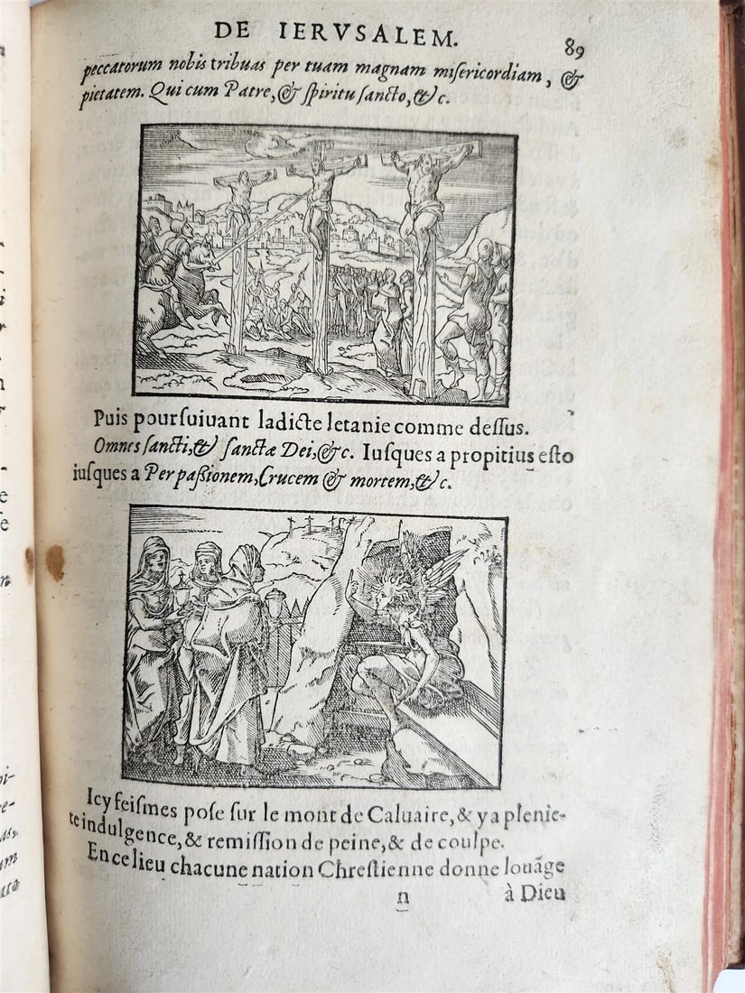 1573 VOYAGE to JERUSALEM & HOLY LAND PLACES antique FULLY ILLUSTRATED w/ MAPS - 18