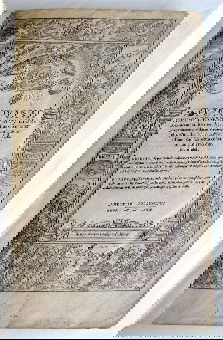 1530 Pomponius Mela De Orbis Situ Libri Tres ANTIQUE in LATIN folio GEOGRAPHY (1 of 10)