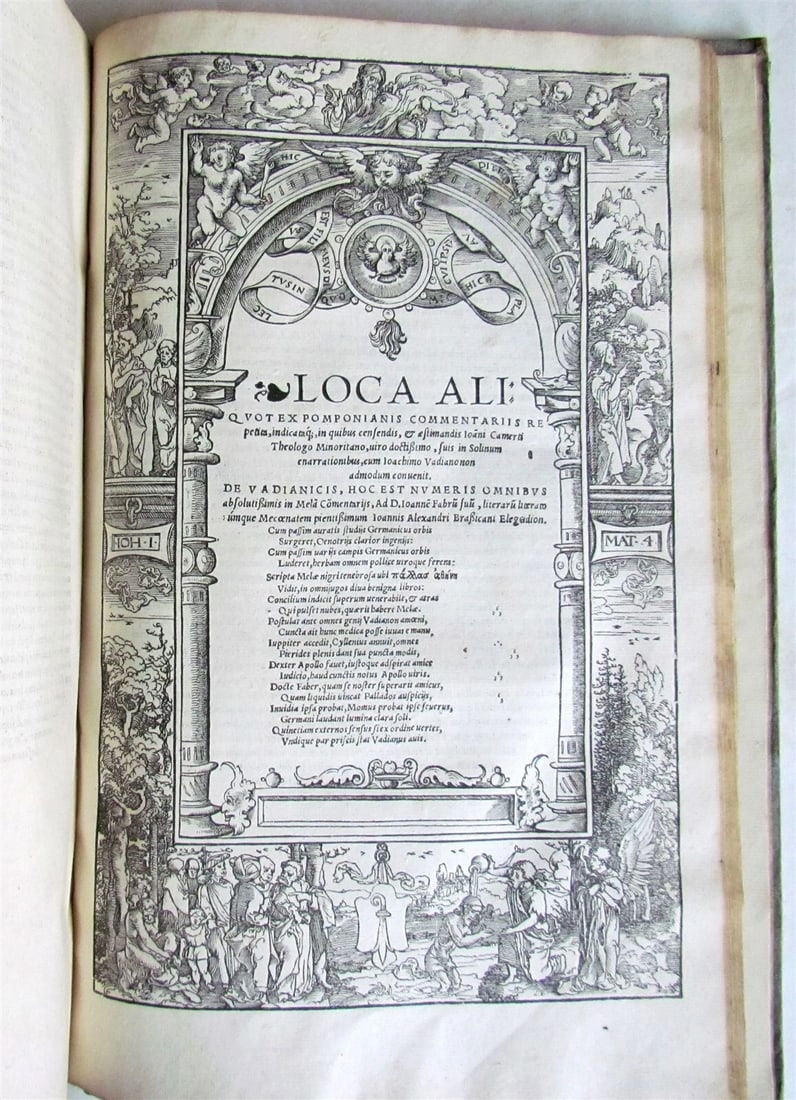 1530 Pomponius Mela De Orbis Situ Libri Tres ANTIQUE in LATIN folio GEOGRAPHY - 5