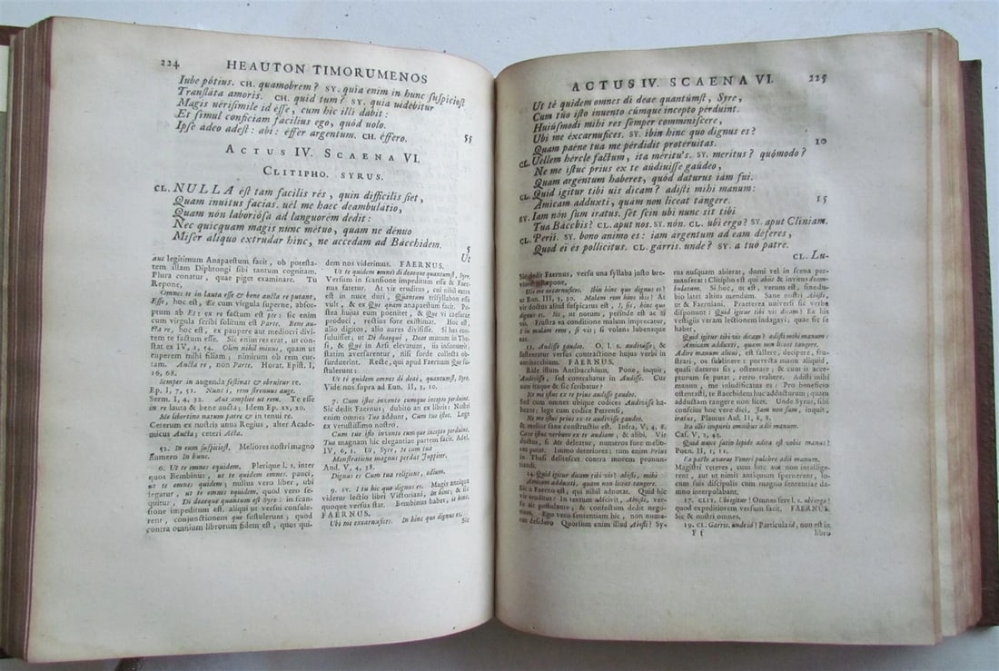1727 TERENCE COMEDIES POETRY antique Comodiae Publius Terentius Afer - 10