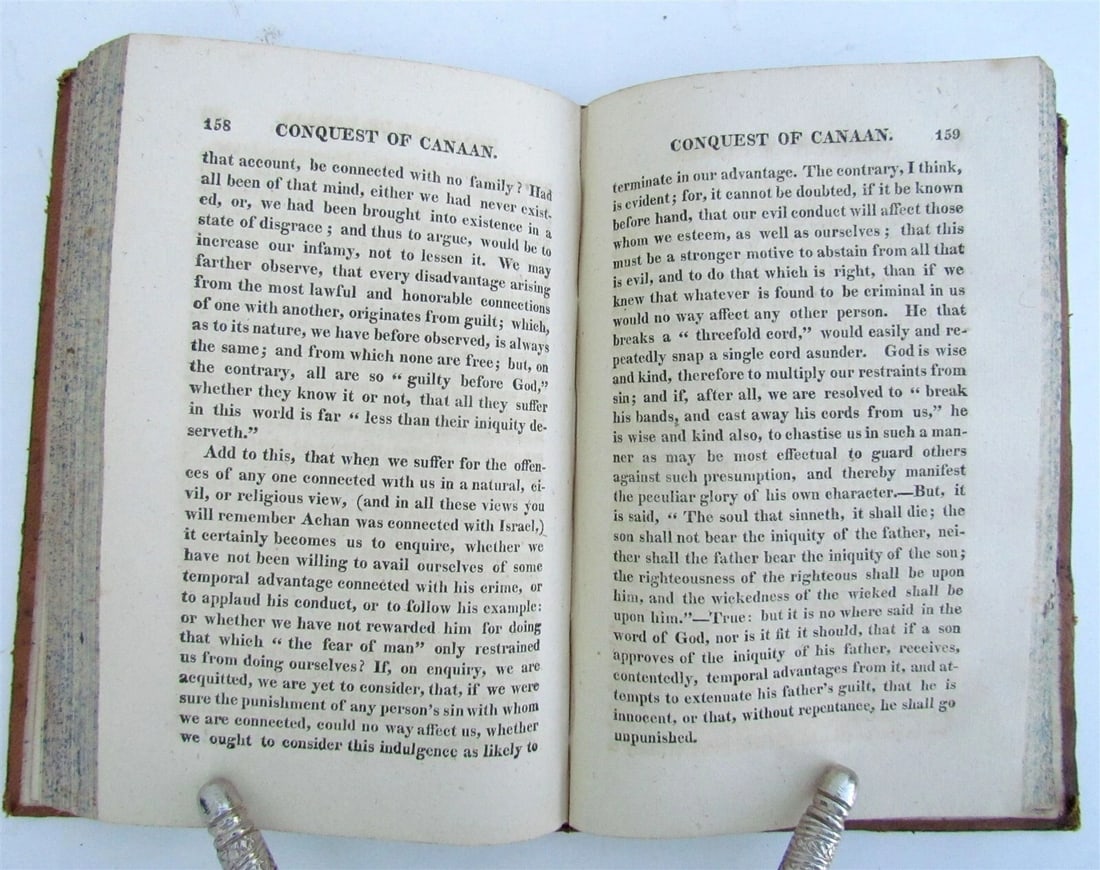 1811 CONQUEST of CANAAN by JOHN MARTIN antique w/ MAP AMERICANA Frankford - 5