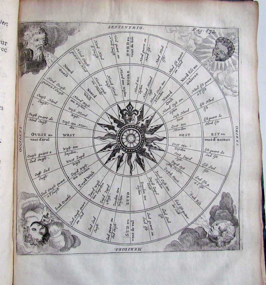 1702 NAVAL DICTIONARY ILLUSTRATED ship architecture maritime terminology antique - 13