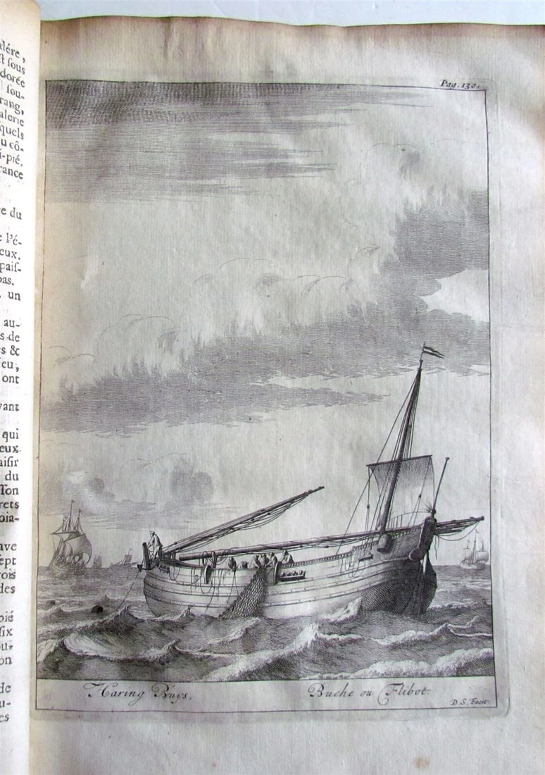 1702 NAVAL DICTIONARY ILLUSTRATED ship architecture maritime terminology antique - 5